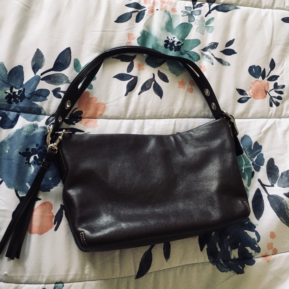 Cute coach leather bag